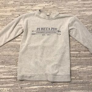 Pi beta phi UK woolly threads sweatshirt med